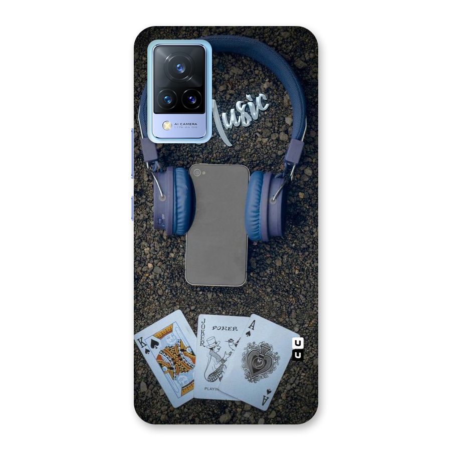 Music Power Cards Back Case for Vivo V21 5G