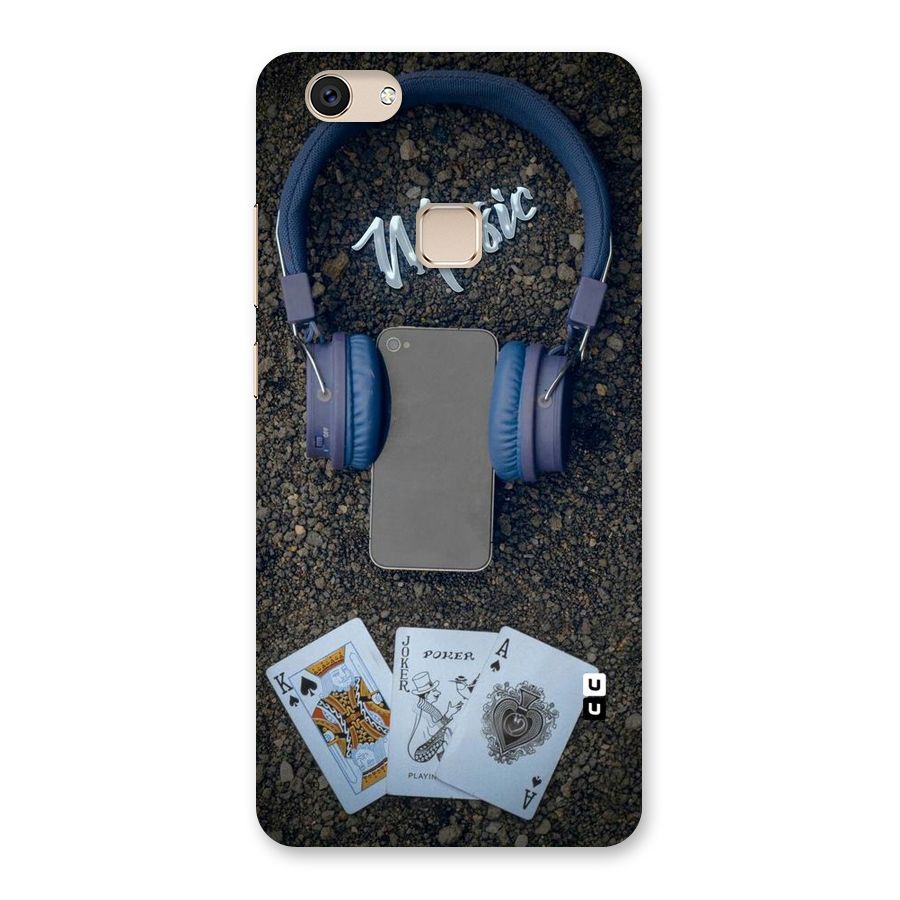 Music Power Cards Back Case for Vivo V7