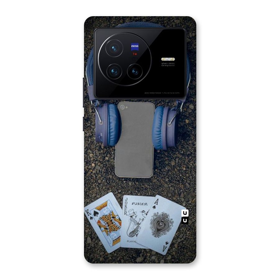 Music Power Cards Back Case for Vivo X80