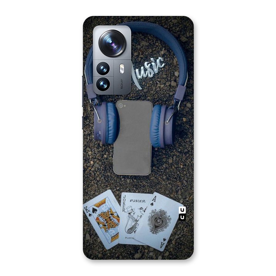 Music Power Cards Back Case for Xiaomi 12 Pro