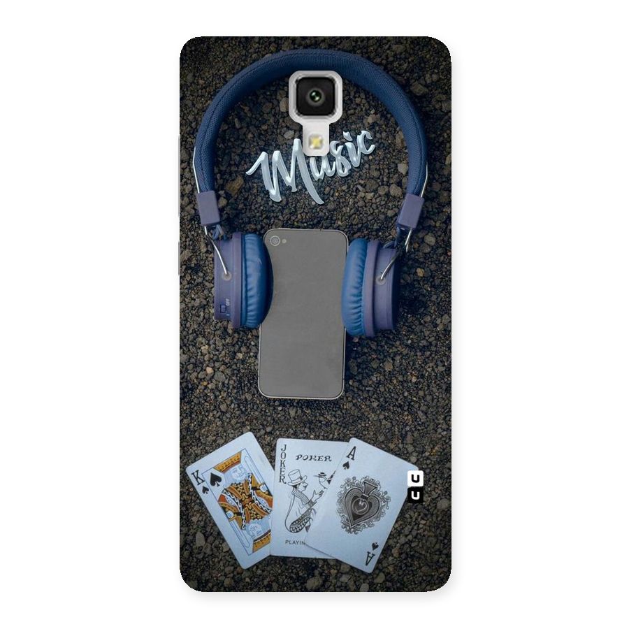 Music Power Cards Back Case for Xiaomi Mi 4