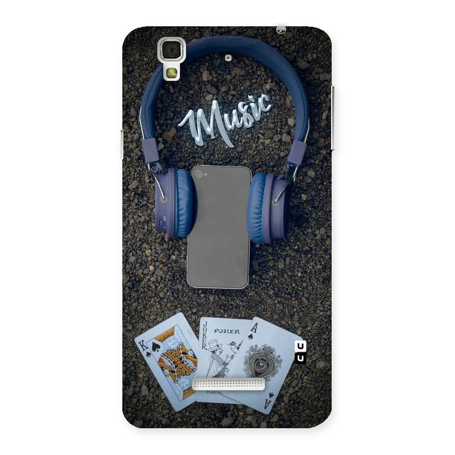 Music Power Cards Back Case for Yu Yureka