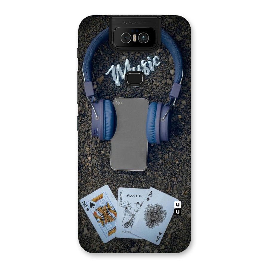 Music Power Cards Back Case for Zenfone 6z