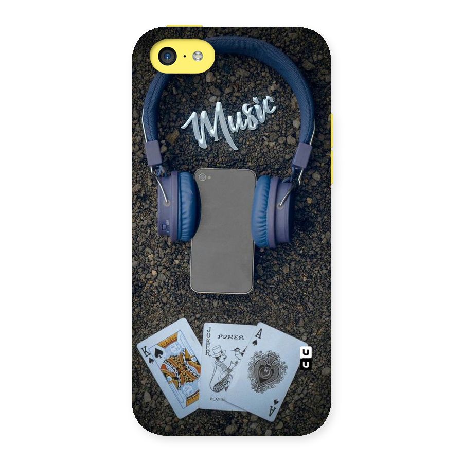 Music Power Cards Back Case for iPhone 5C
