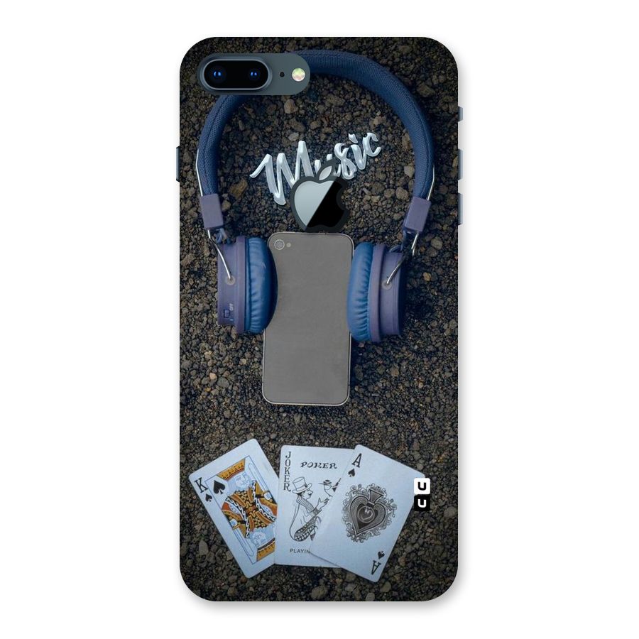 Music Power Cards Back Case for iPhone 7 Plus Apple Cut