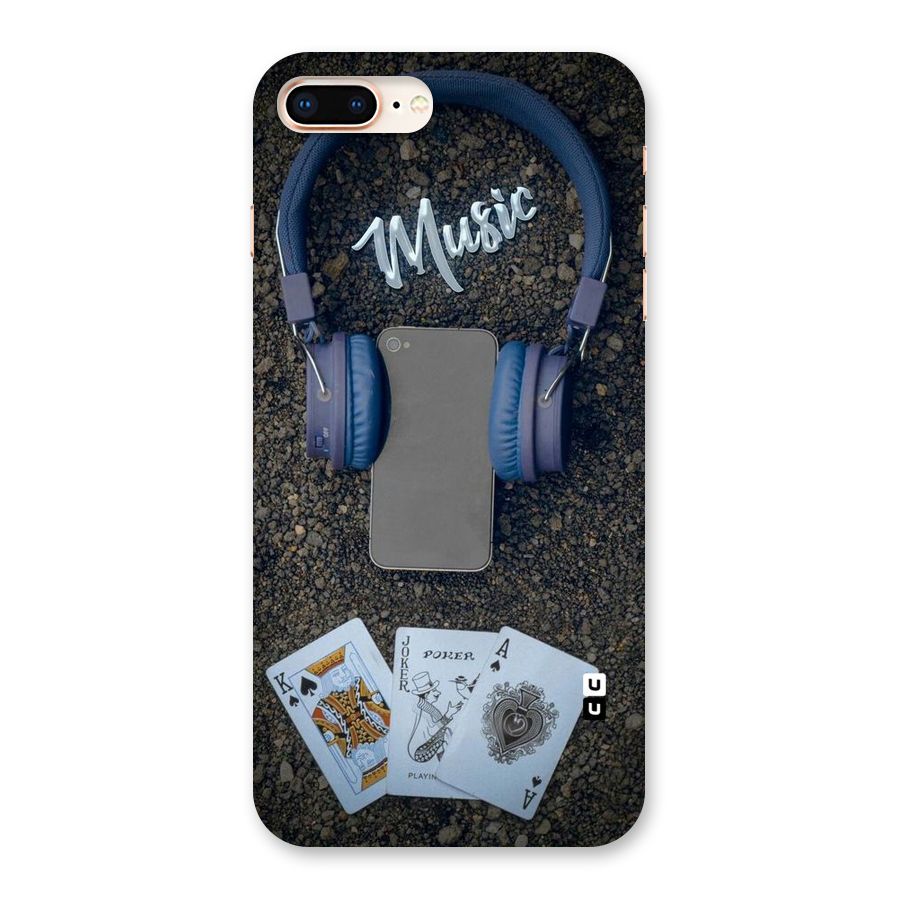 Music Power Cards Back Case for iPhone 8 Plus