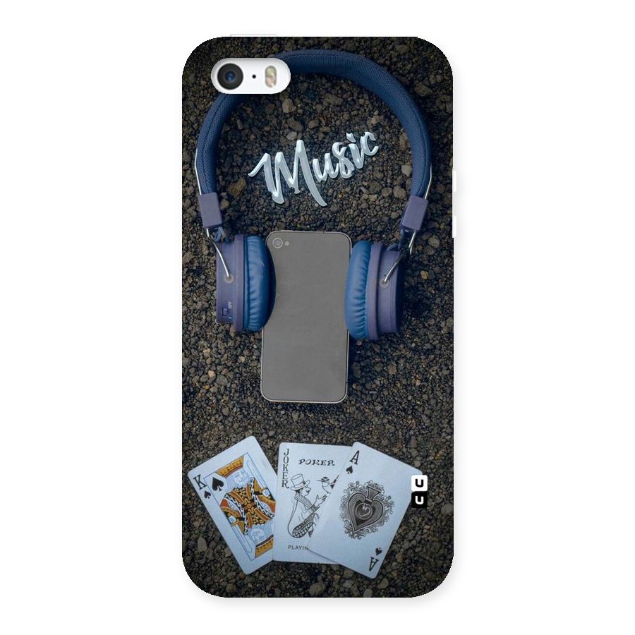 Music Power Cards Back Case for iPhone SE