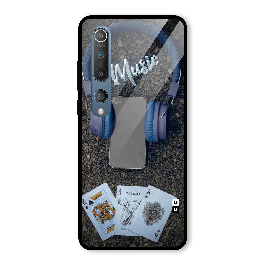 Music Power Cards Glass Back Case for Mi 10