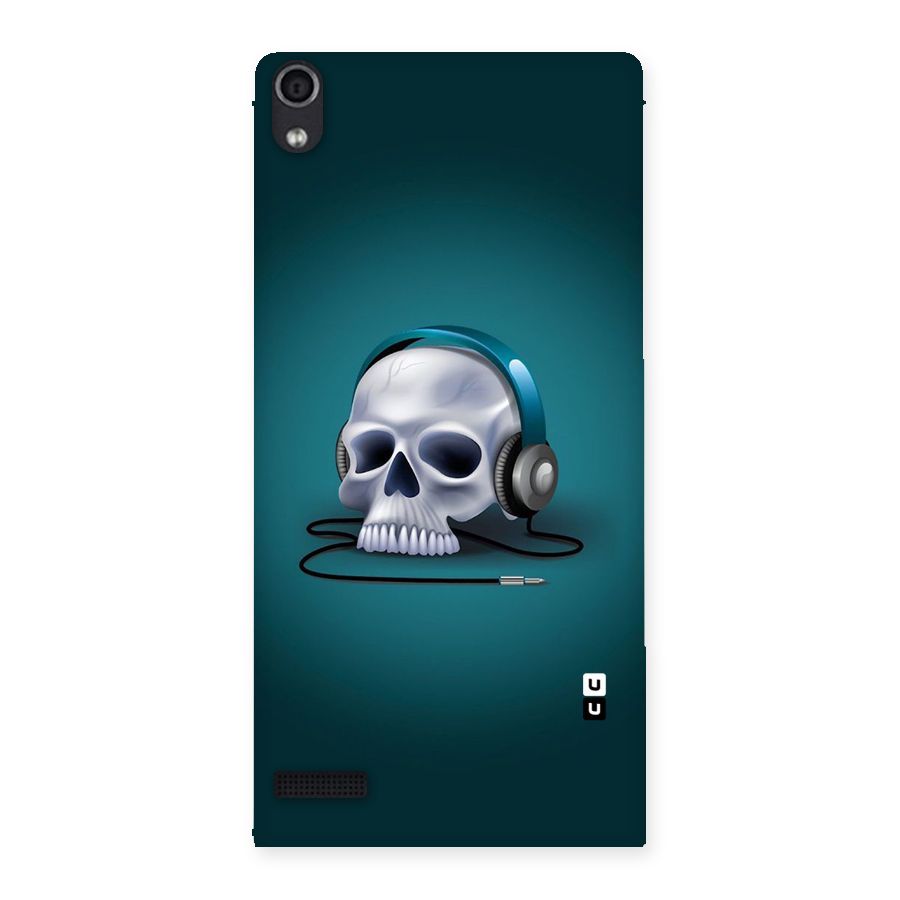 Music Skull Back Case for Ascend P6