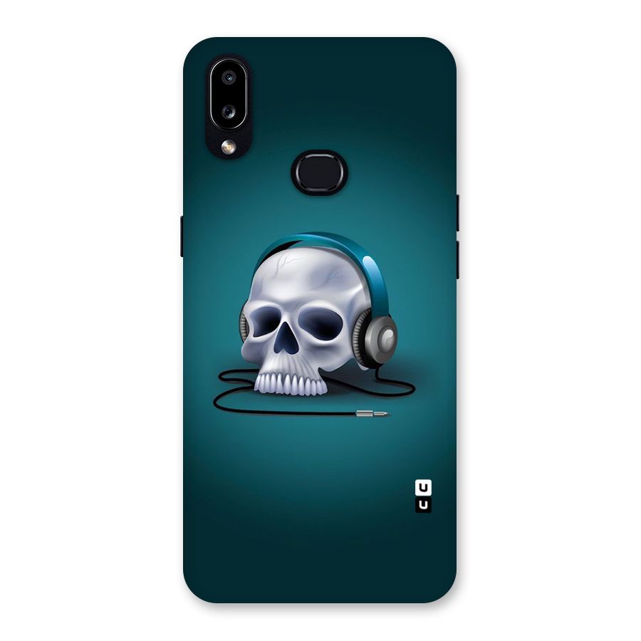Music Skull Back Case for Galaxy A10s