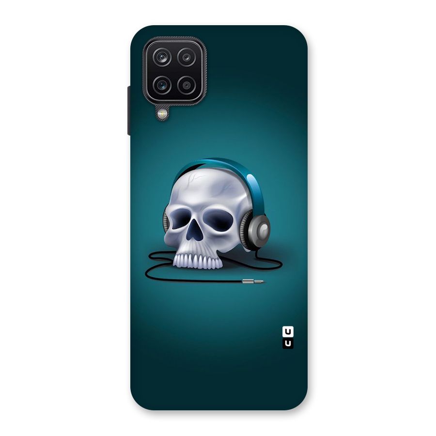 Music Skull Back Case for Galaxy A12