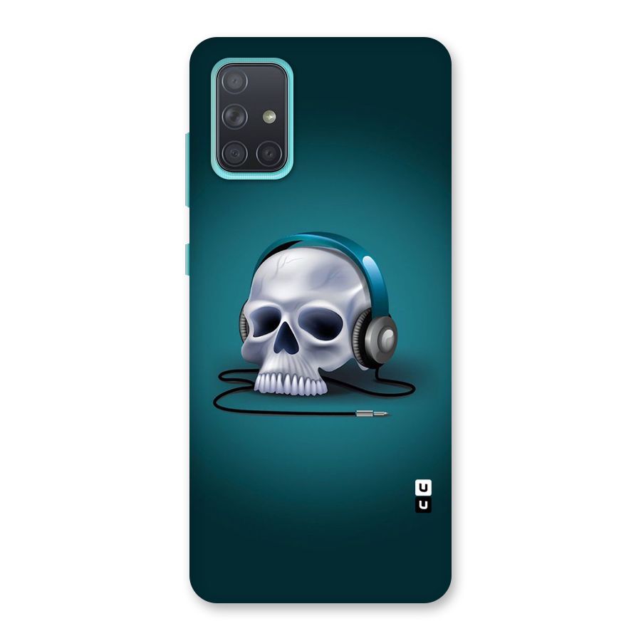 Music Skull Back Case for Galaxy A71