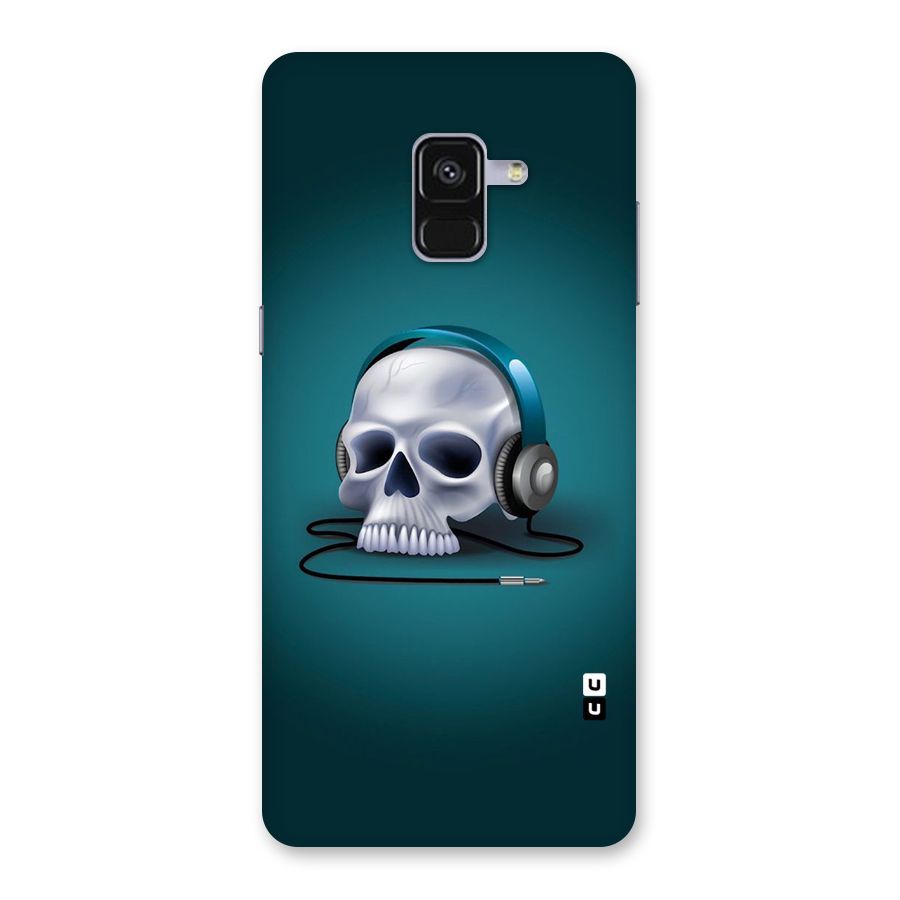 Music Skull Back Case for Galaxy A8 Plus