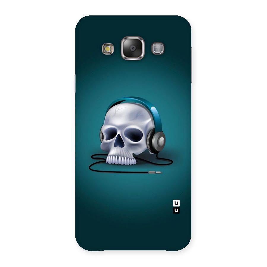 Music Skull Back Case for Galaxy E7