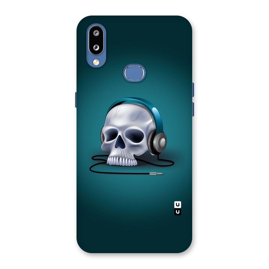 Music Skull Back Case for Galaxy M01s