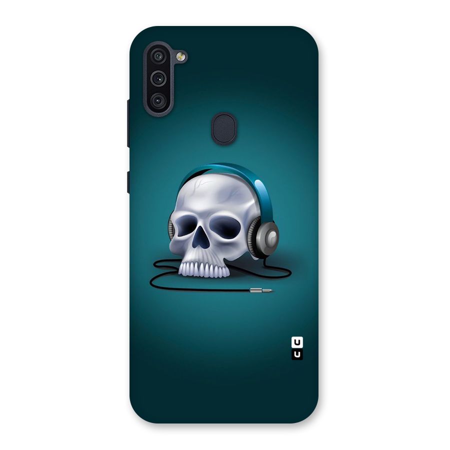 Music Skull Back Case for Galaxy M11