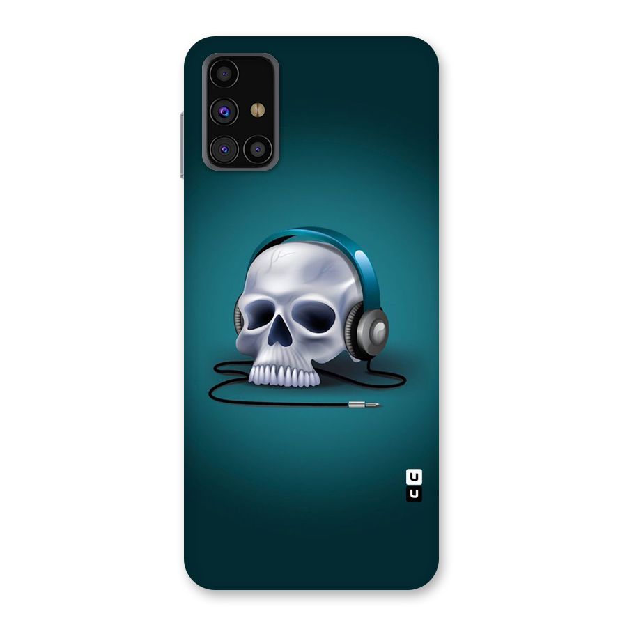 Music Skull Back Case for Galaxy M31s