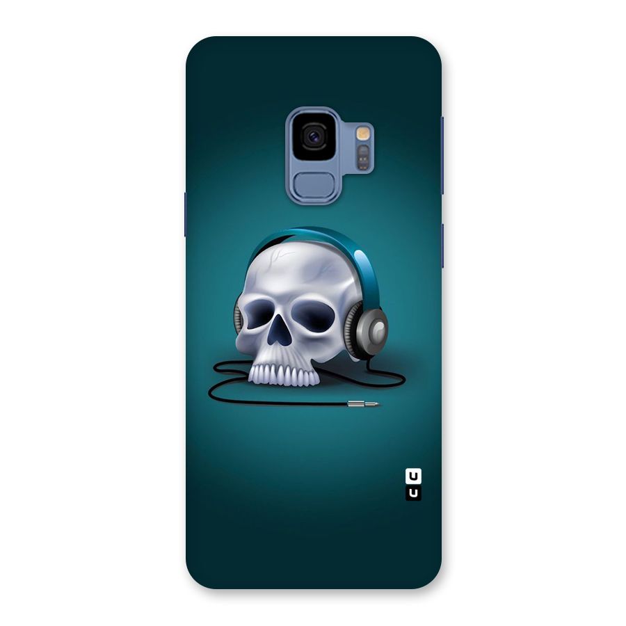 Music Skull Back Case for Galaxy S9