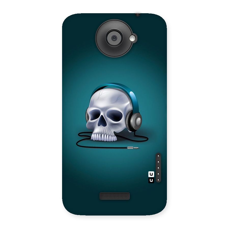 Music Skull Back Case for HTC One X