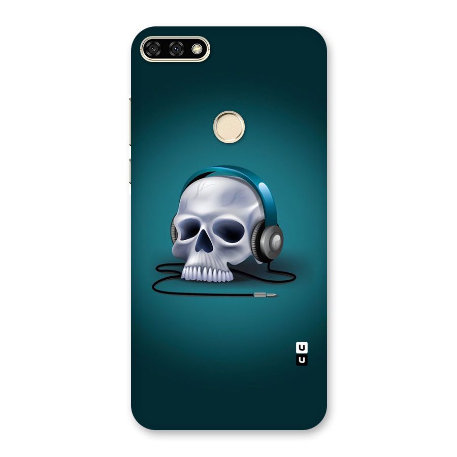 Music Skull Back Case for Honor 7A