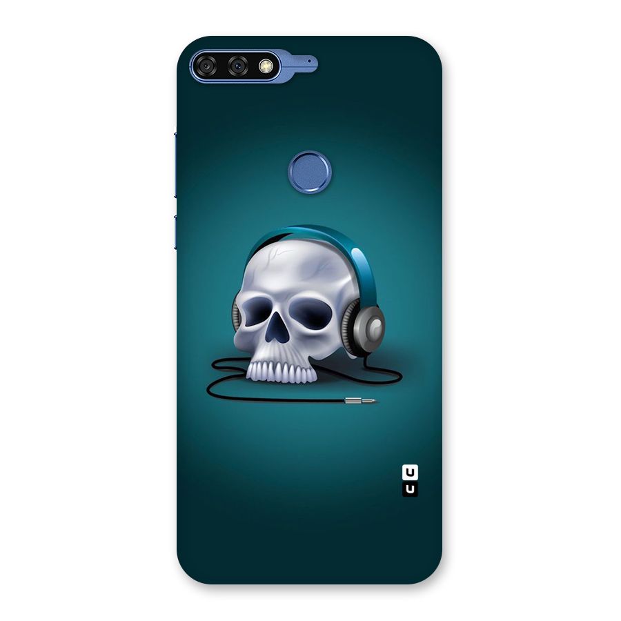 Music Skull Back Case for Honor 7C