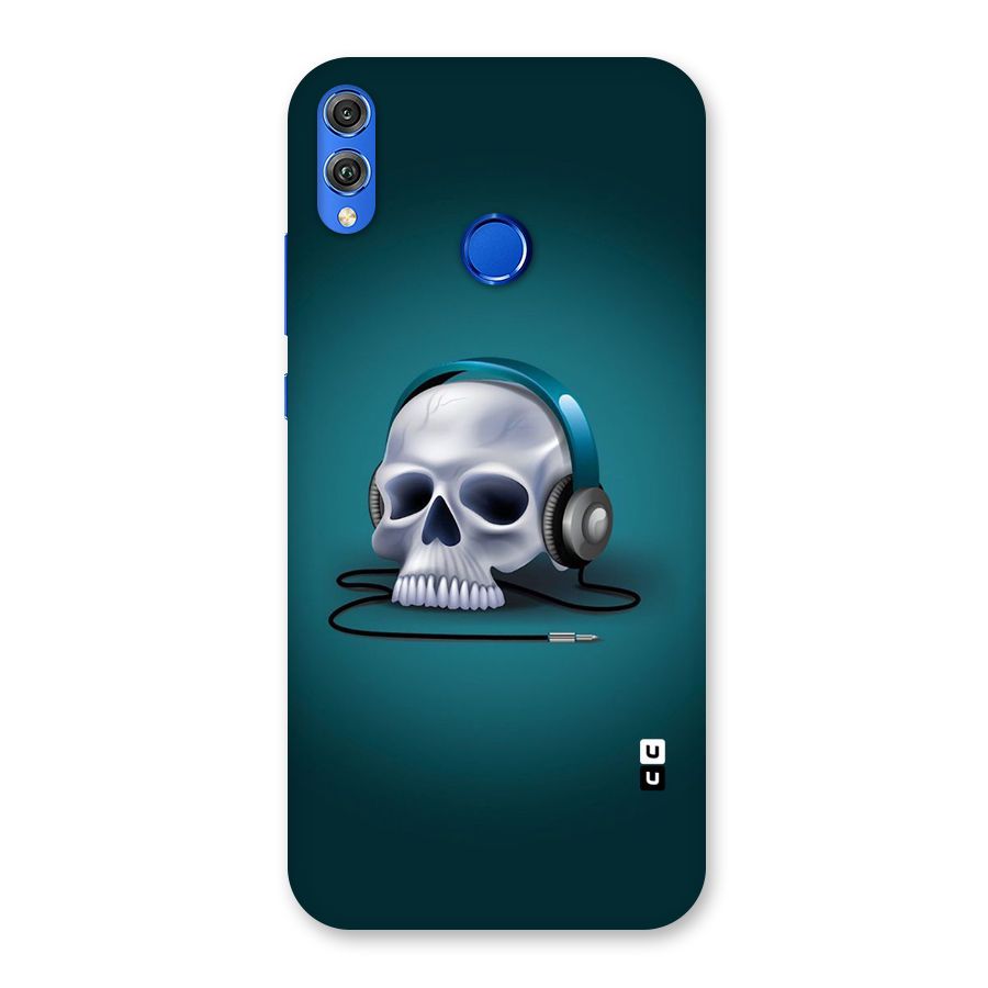 Music Skull Back Case for Honor 8X