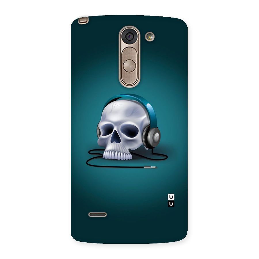 Music Skull Back Case for LG G3 Stylus