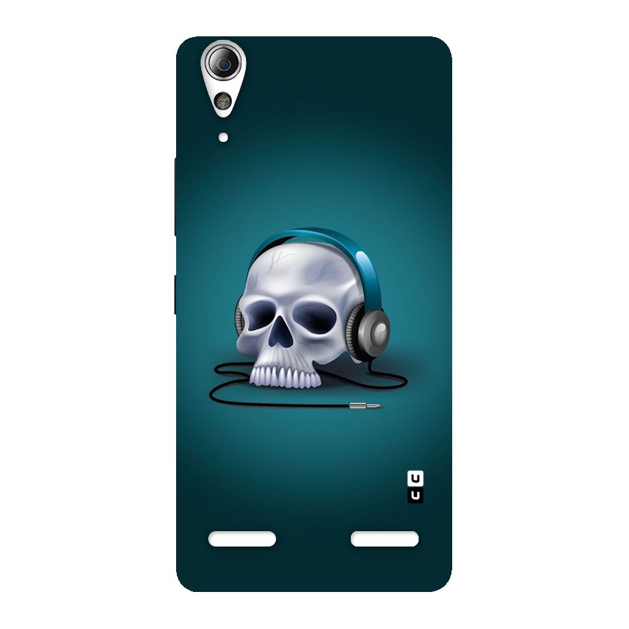 Music Skull Back Case for Lenovo A6000 Plus