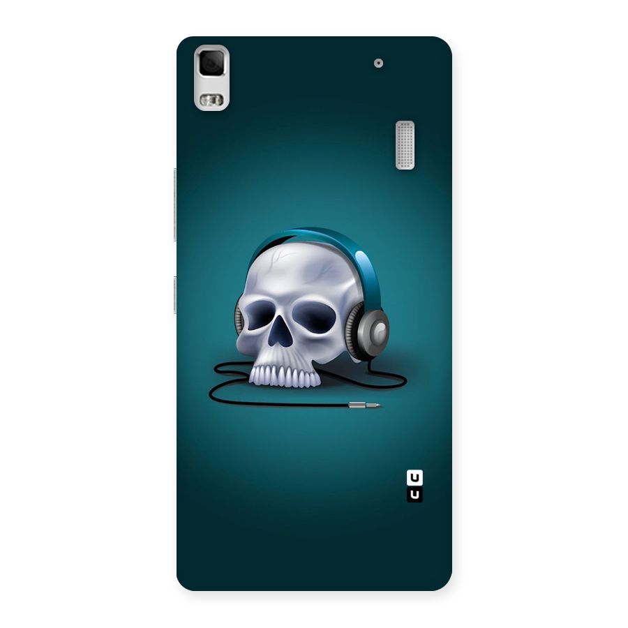 Music Skull Back Case for Lenovo A7000