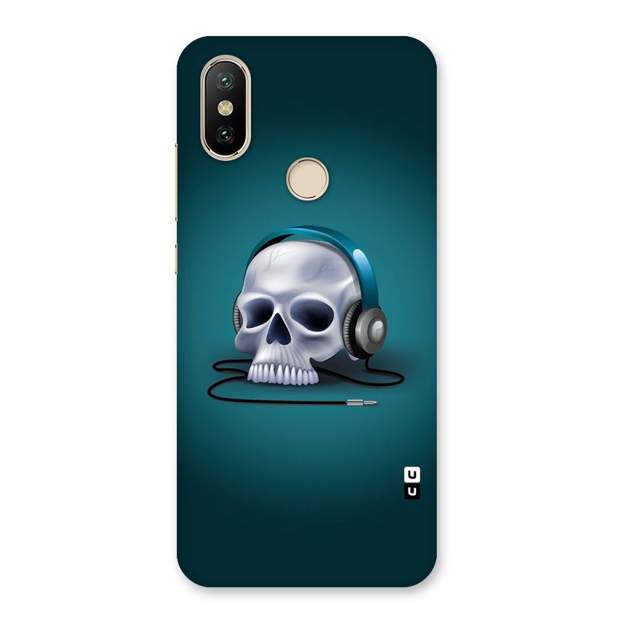Music Skull Back Case for Mi A2