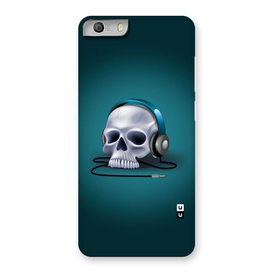 Music Skull Back Case for Micromax Canvas Knight 2