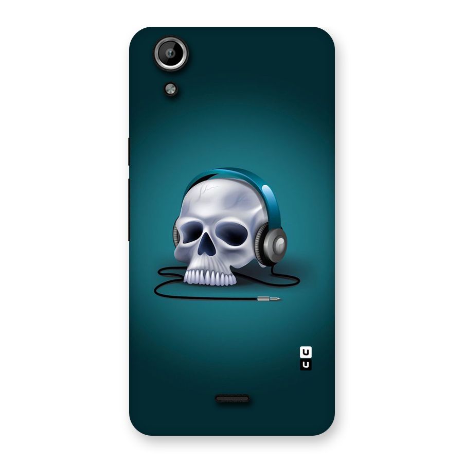 Music Skull Back Case for Micromax Canvas Selfie Lens Q345
