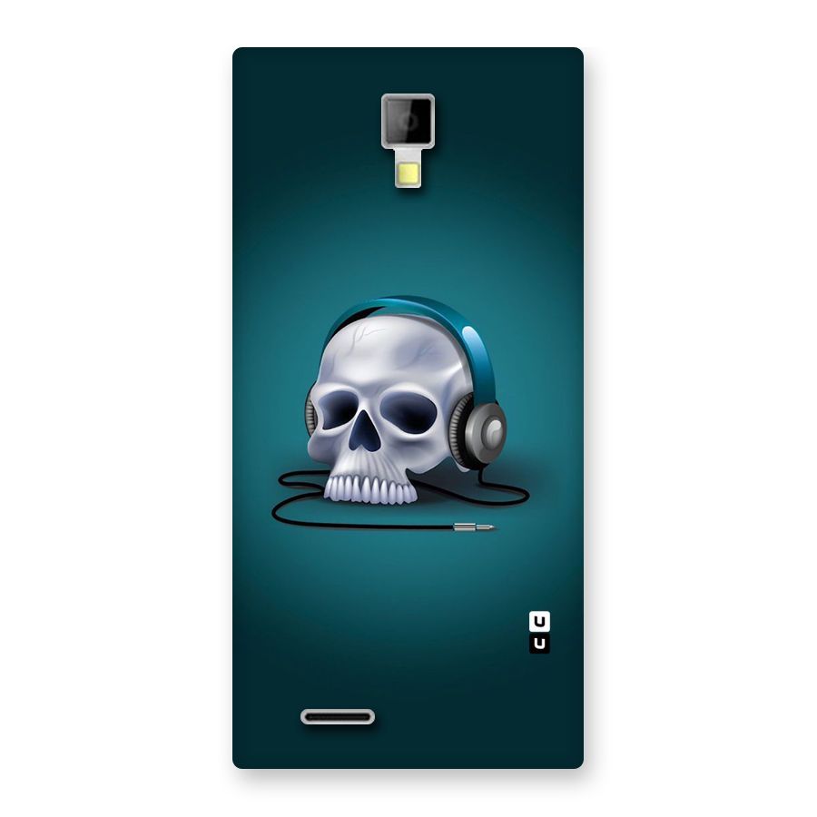 Music Skull Back Case for Micromax Canvas Xpress A99