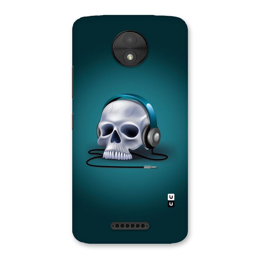 Music Skull Back Case for Moto C