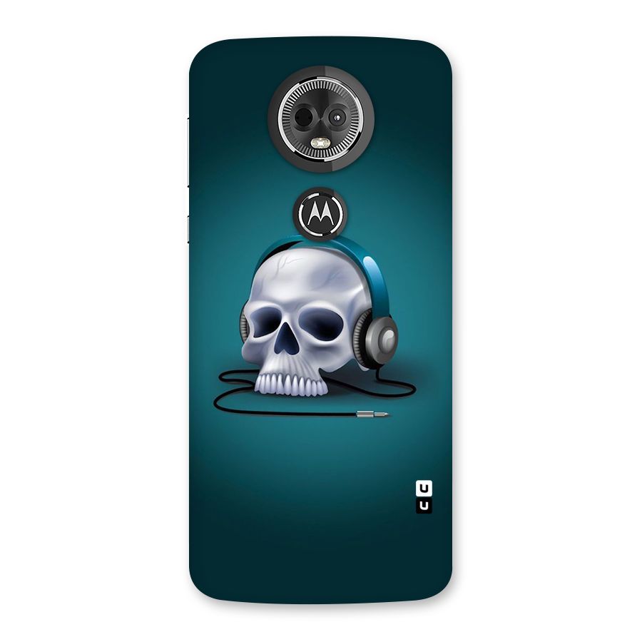 Music Skull Back Case for Moto E5 Plus