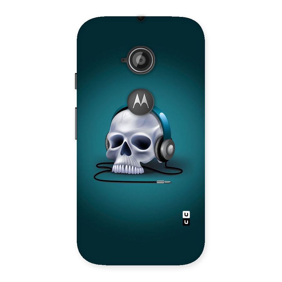 Music Skull Back Case for Moto E 2nd Gen