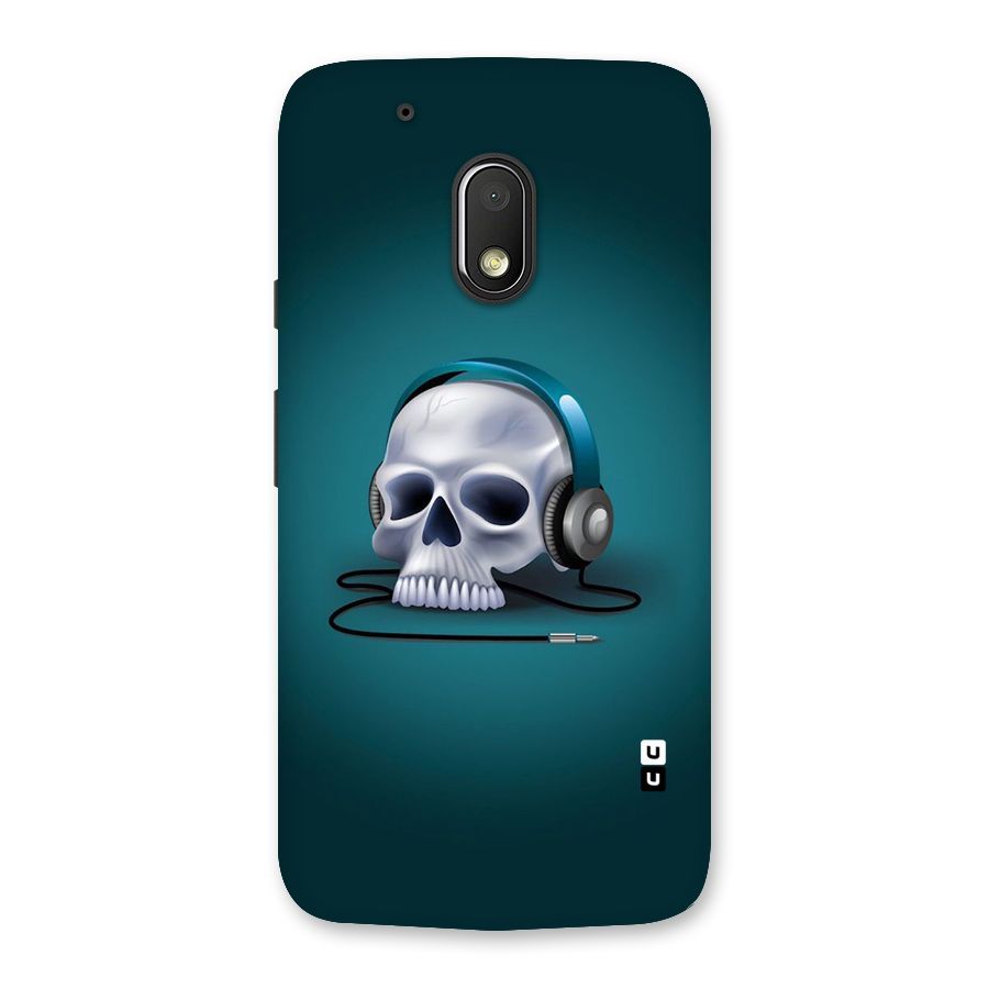 Music Skull Back Case for Moto G4 Play