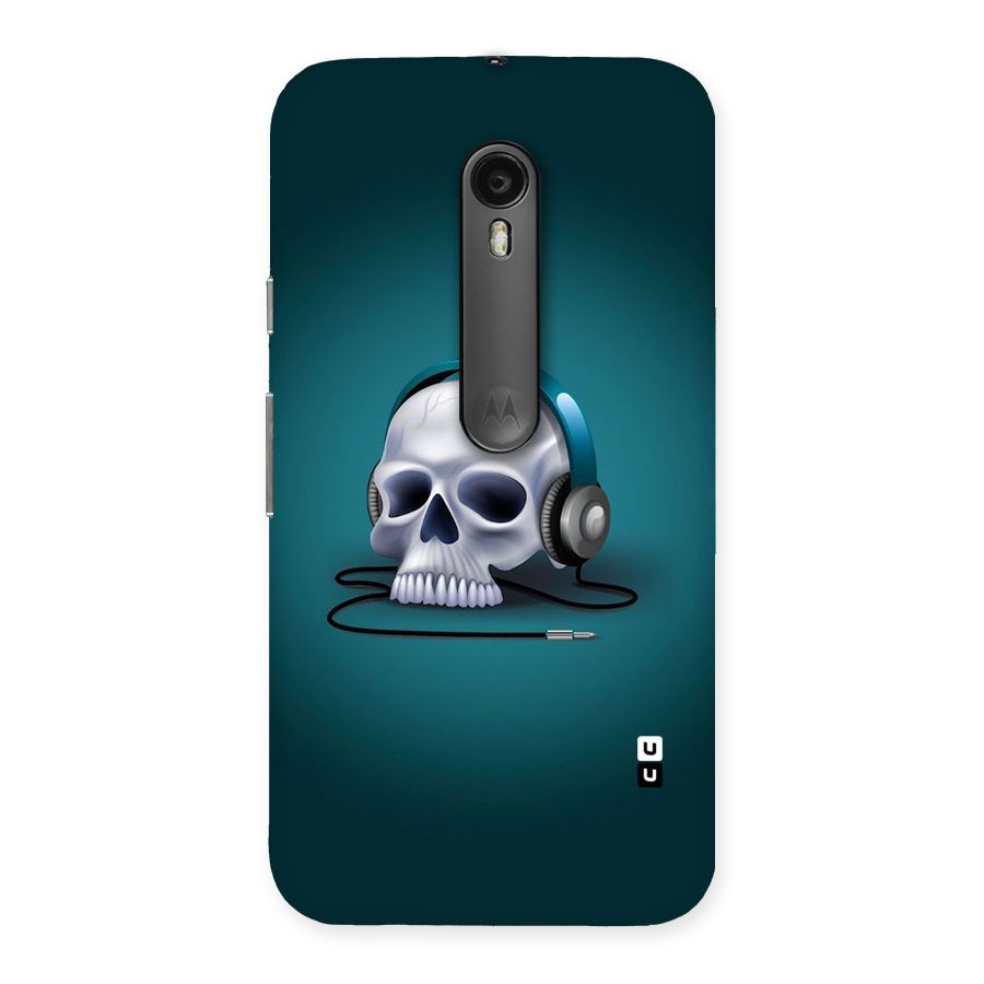Music Skull Back Case for Moto G Turbo