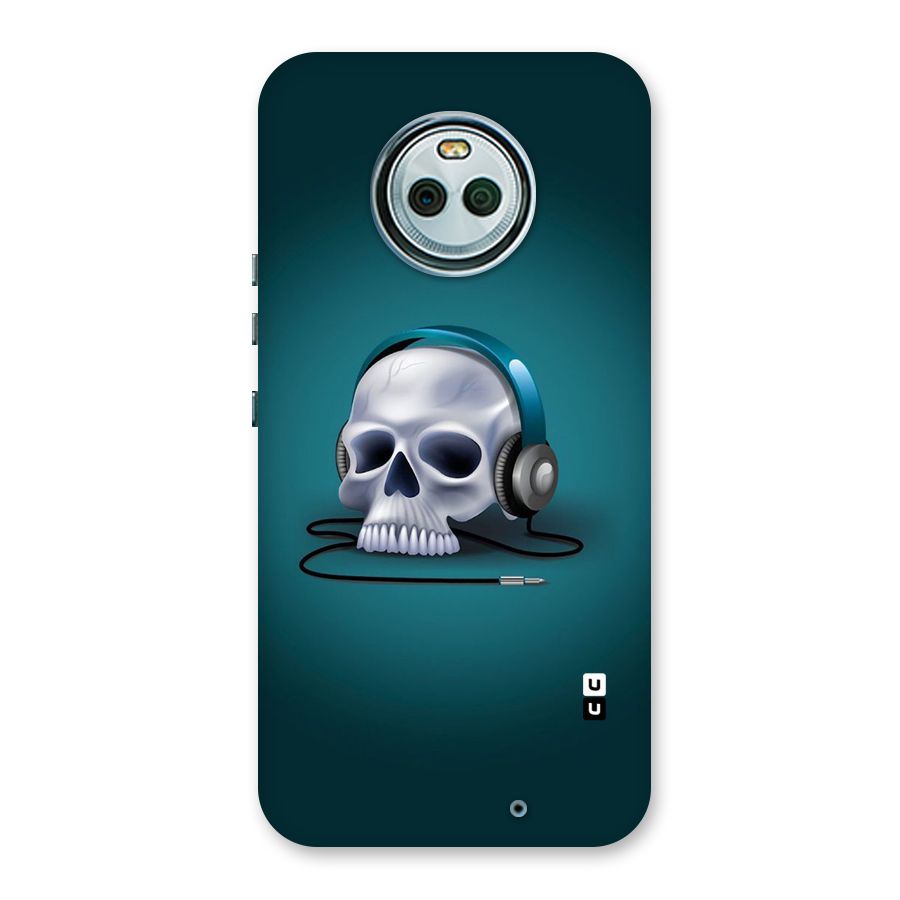 Music Skull Back Case for Moto X4