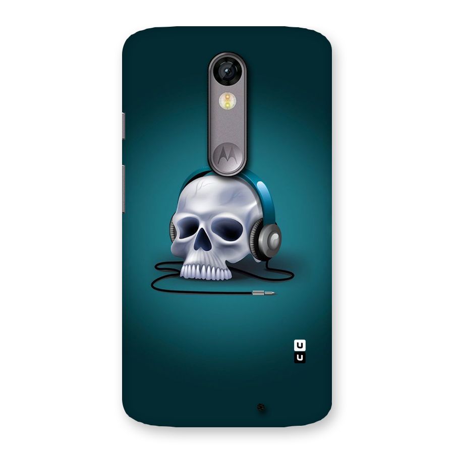 Music Skull Back Case for Moto X Force