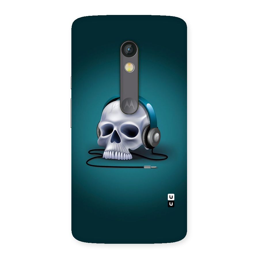 Music Skull Back Case for Moto X Play