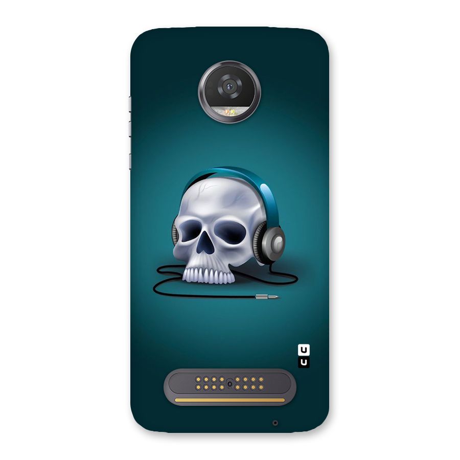 Music Skull Back Case for Moto Z2 Play