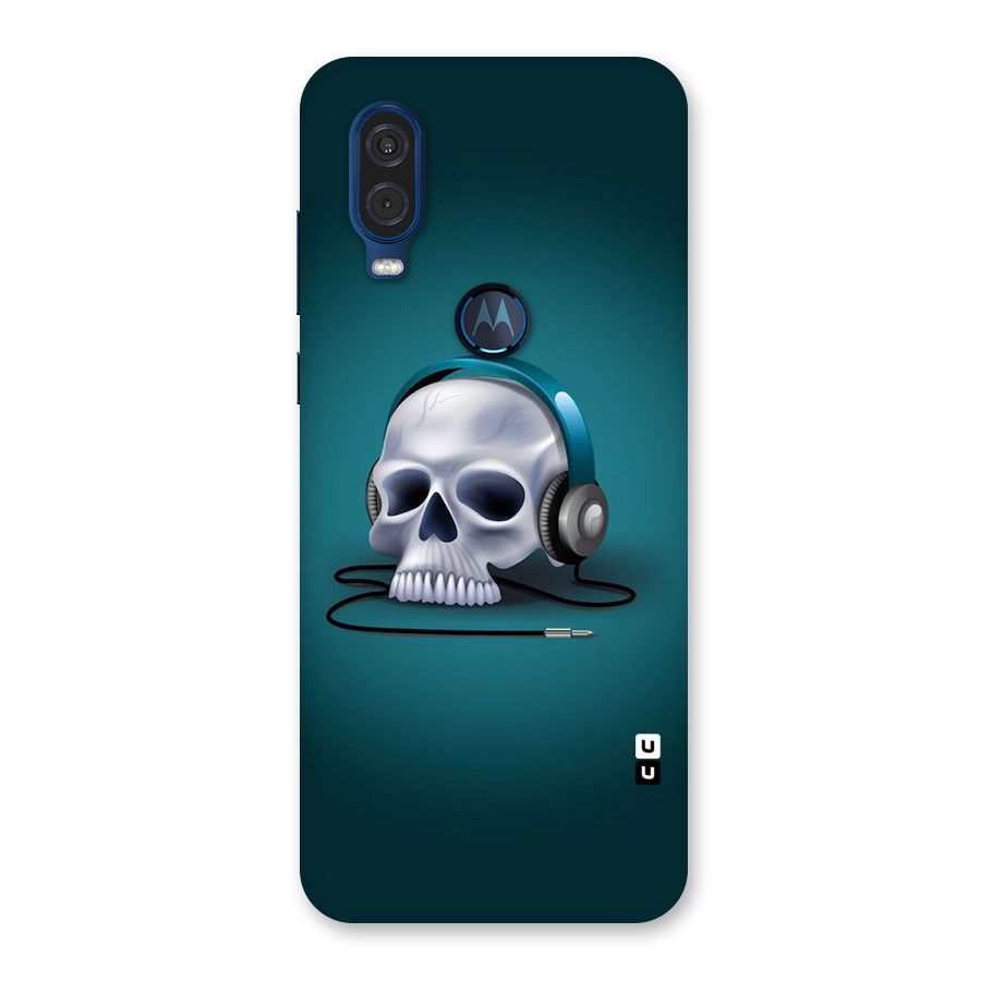 Music Skull Back Case for Motorola One Vision