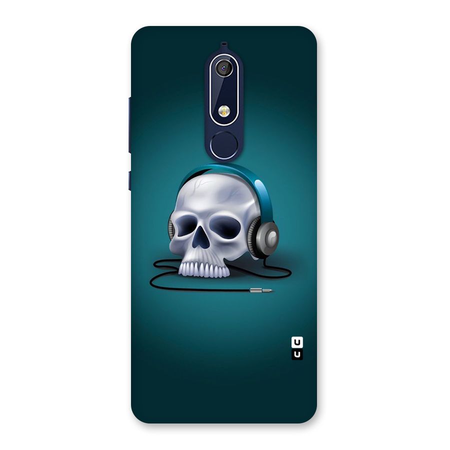 Music Skull Back Case for Nokia 5.1