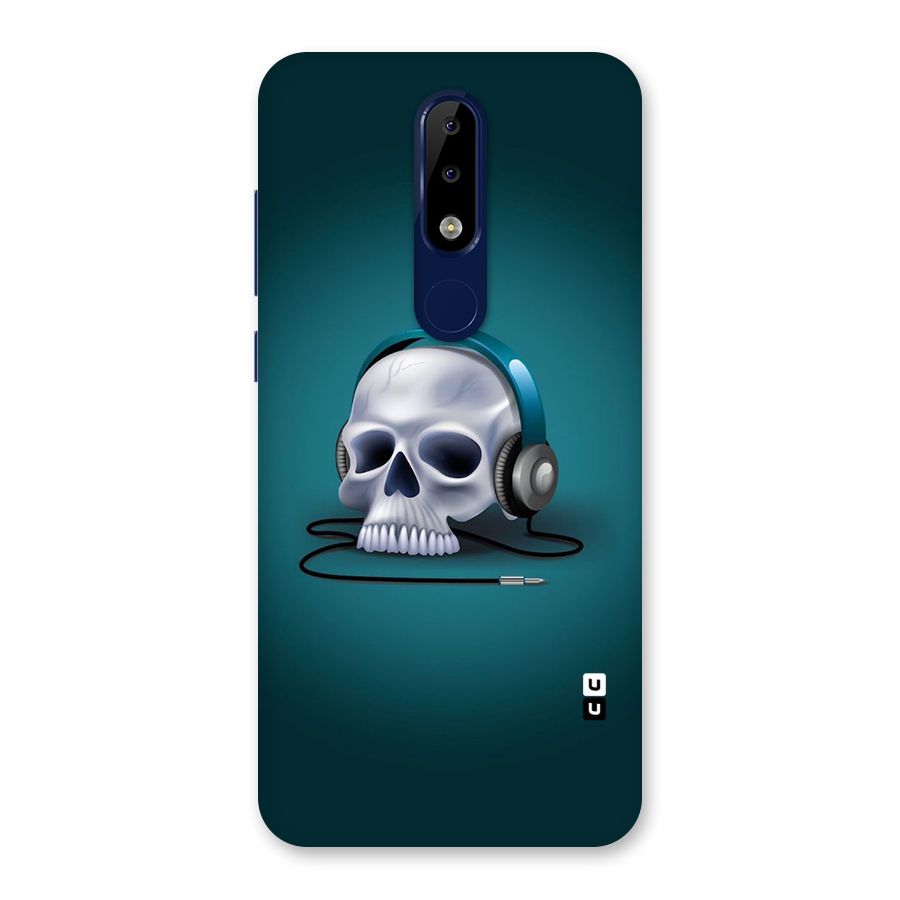 Music Skull Back Case for Nokia 5.1 Plus
