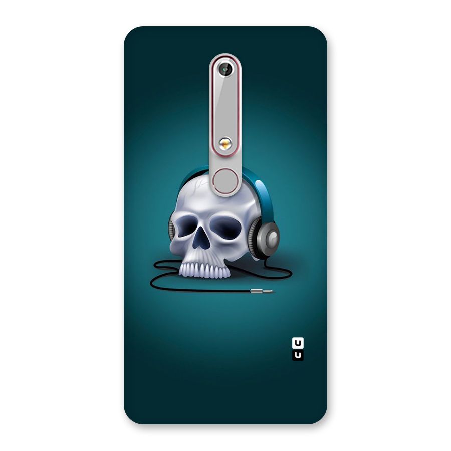 Music Skull Back Case for Nokia 6.1
