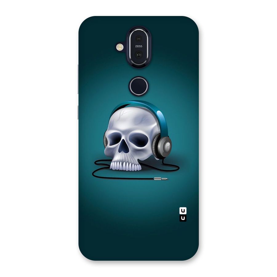Music Skull Back Case for Nokia 8.1