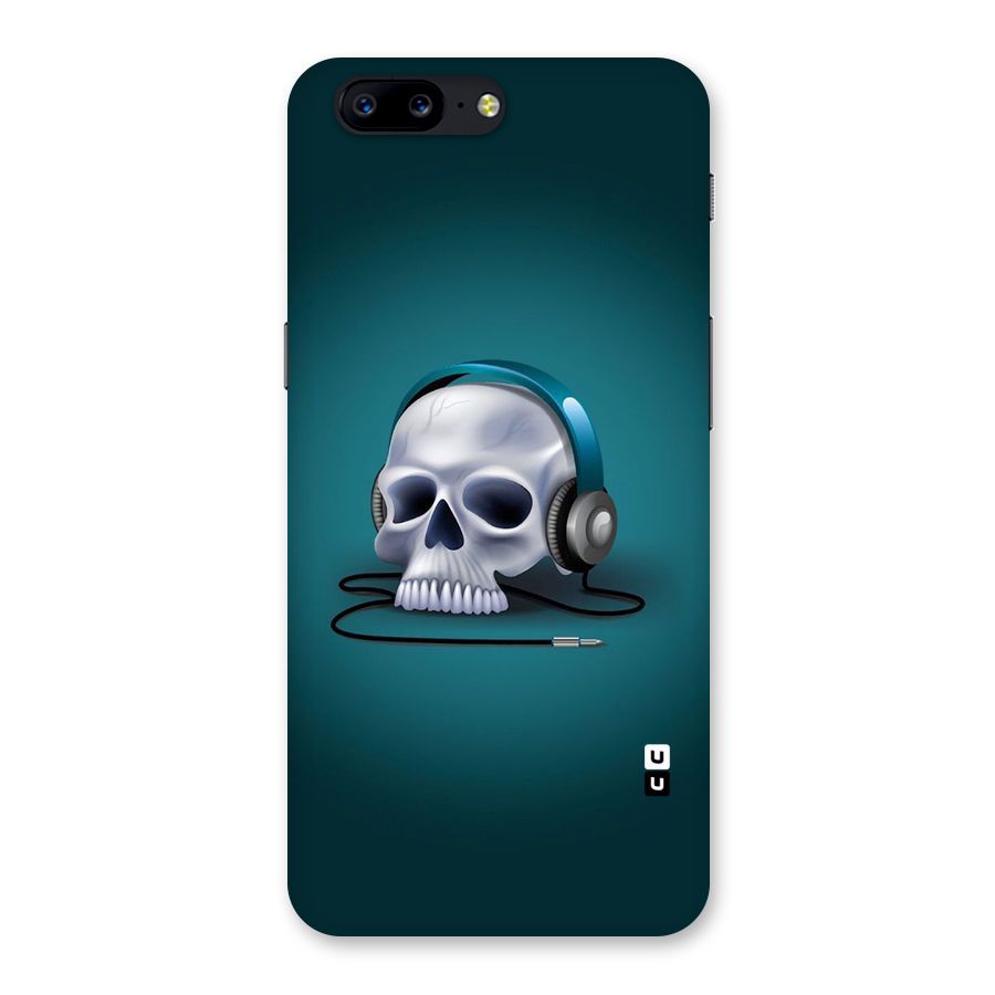 Music Skull Back Case for OnePlus 5