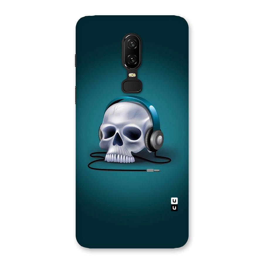 Music Skull Back Case for OnePlus 6