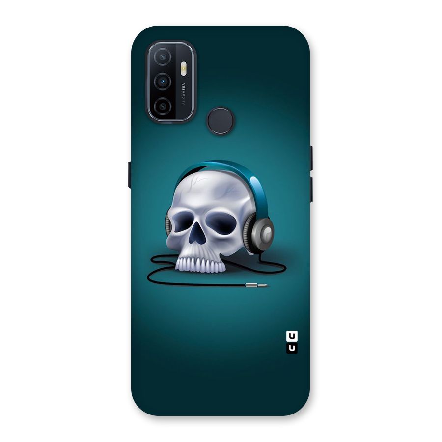 Music Skull Back Case for Oppo A32